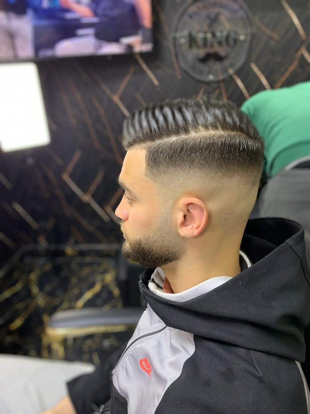 Skin fade texturé