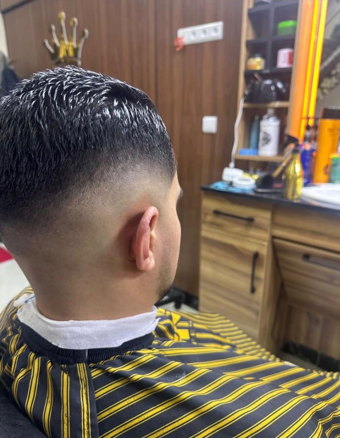 Buzz cut fade